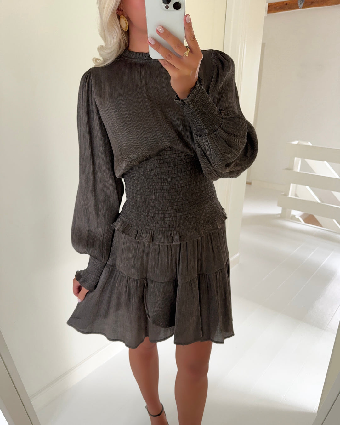 A-View bluse safi black/gold