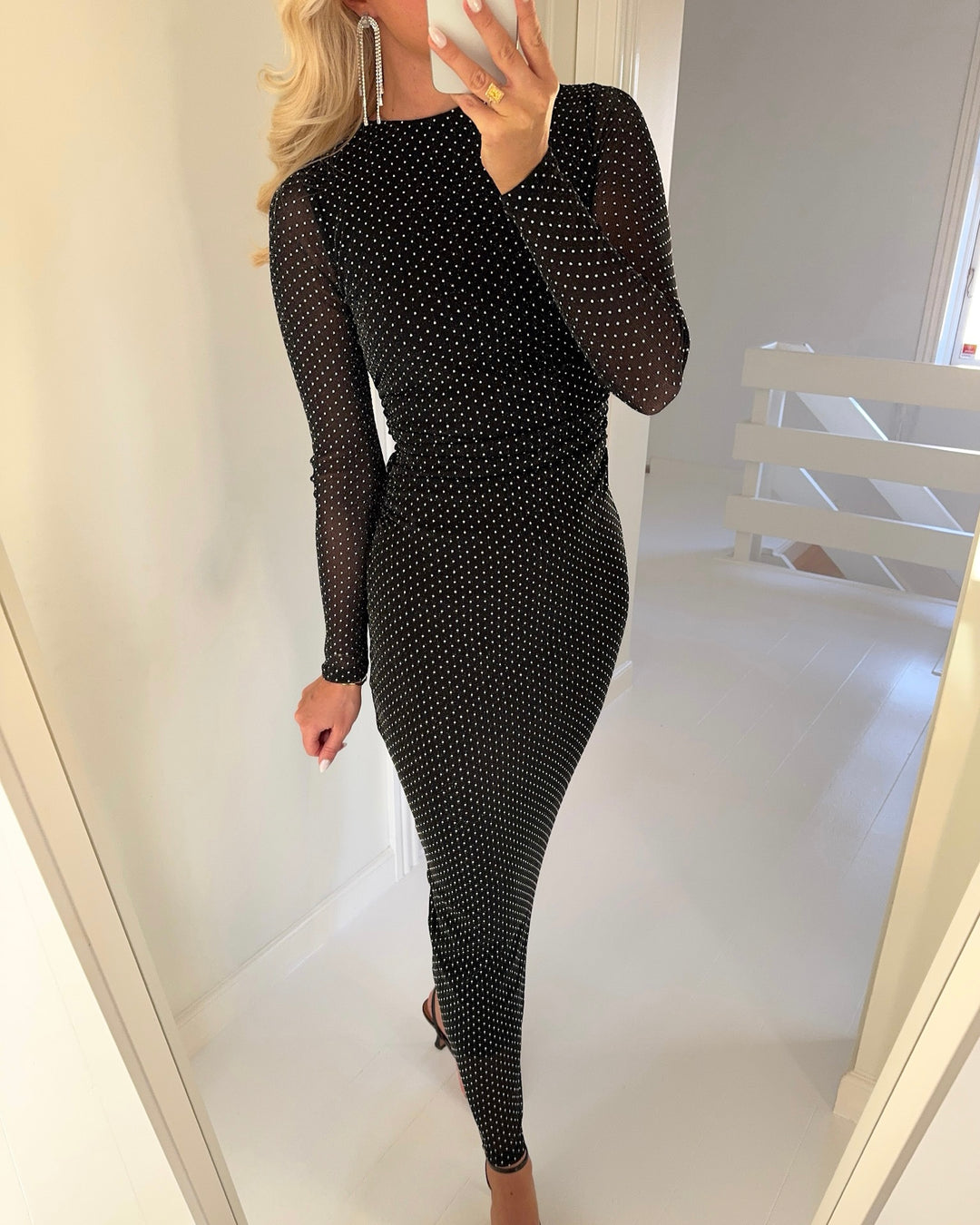 Sister's Point kjole esme-dr.ls5 black/silver