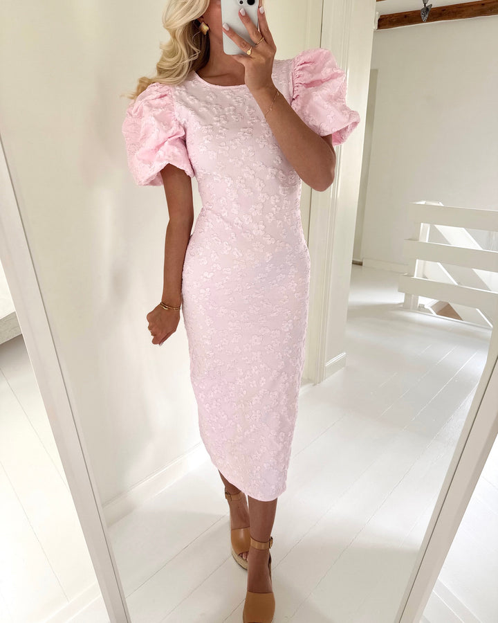 Vero Moda kjole fia ss o-neck midi ballerina