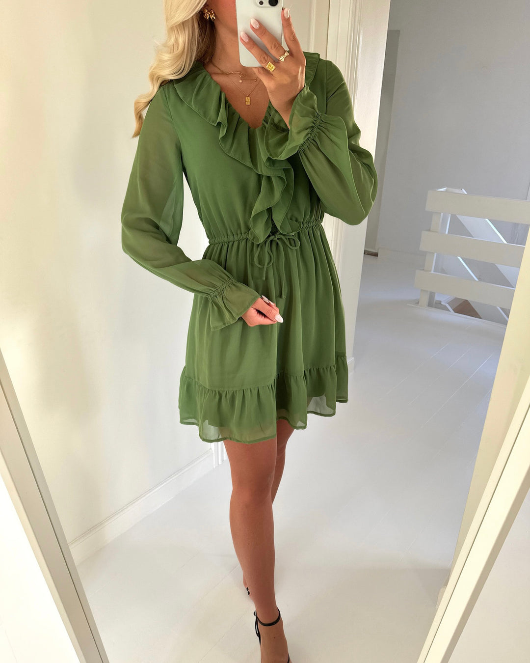 Vero Moda kjole dora ls short kale