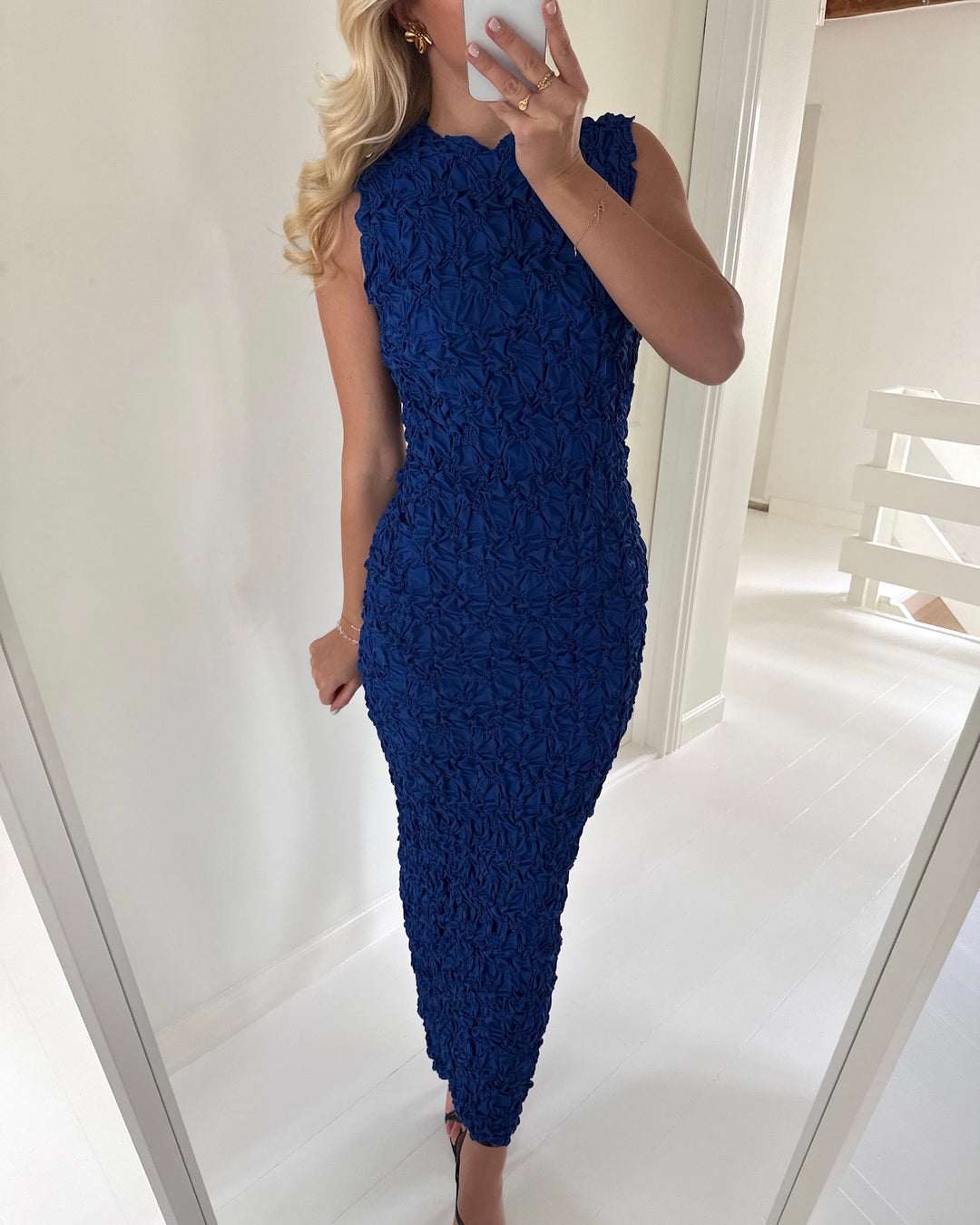 Y.A.S kjole mera sl long dazzling blue