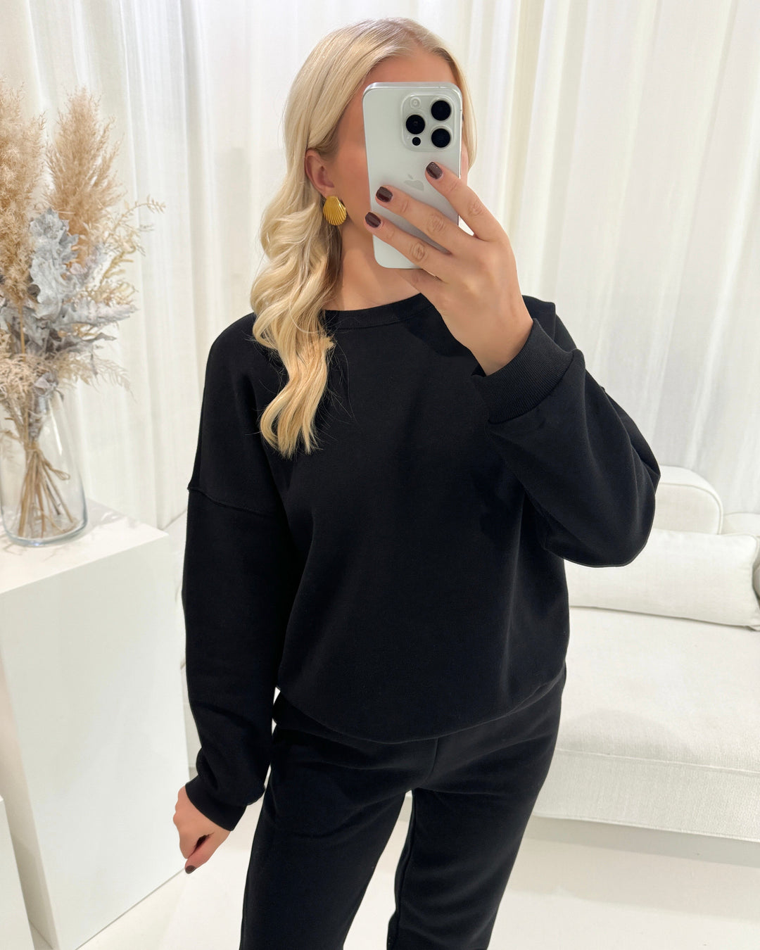 Vero Moda sweatshirt sonja black