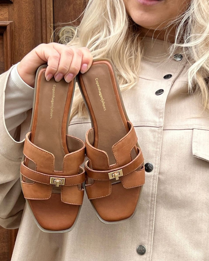 Copenhagen Shoes sandaler women's world cognac