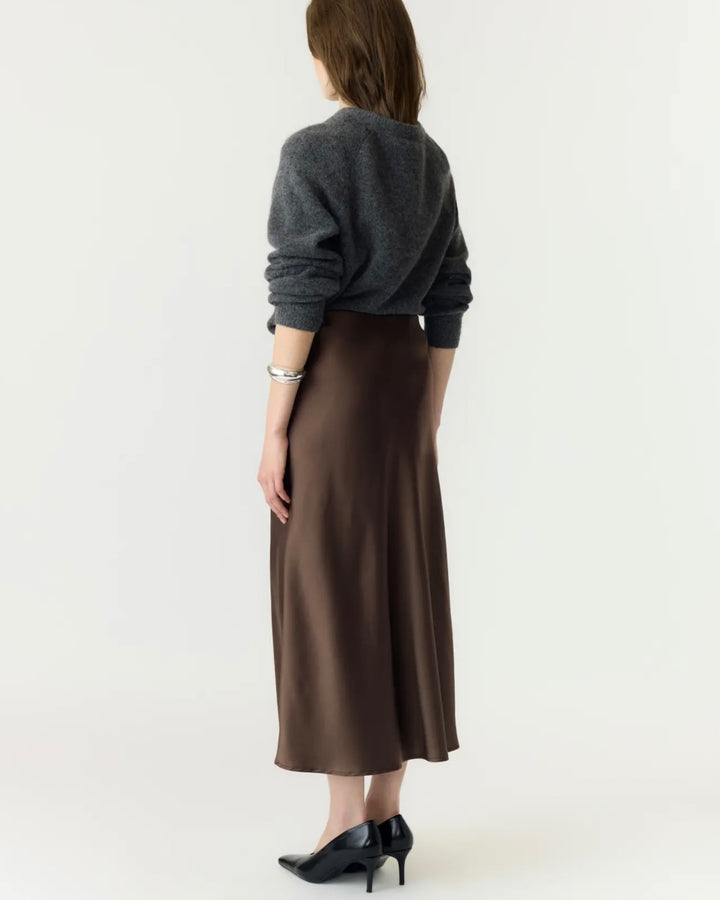 Y.A.S nederdel pella hw chocolate brown