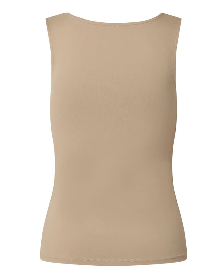 Pieces top lula reversible greige