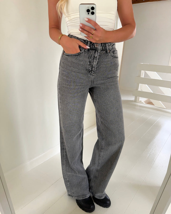 Vero Moda jeans tessa hr wide medium grey denim