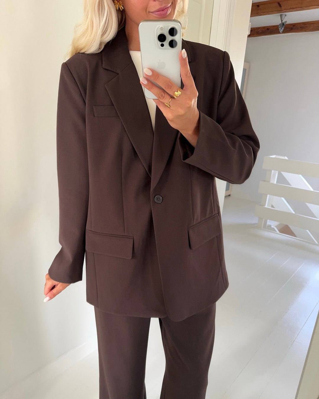 Only blazer linda-raven ls ls coffee bean