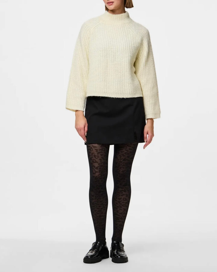 Pieces strømpebukser rabine black leo - FORUDBESTILLING LEV. 7