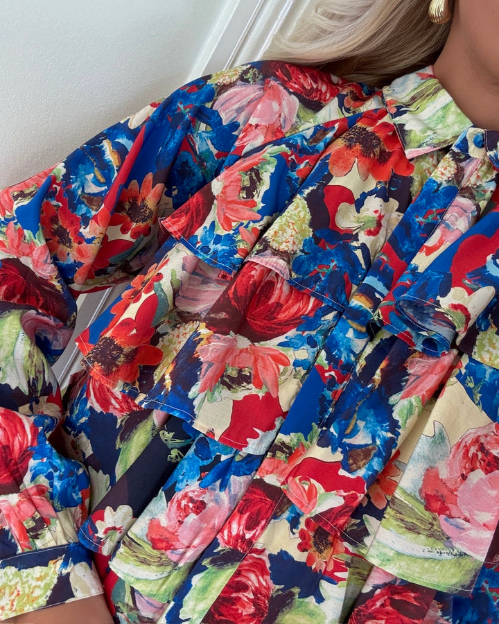 Y.A.S bluse ayana ls birch/ayana print