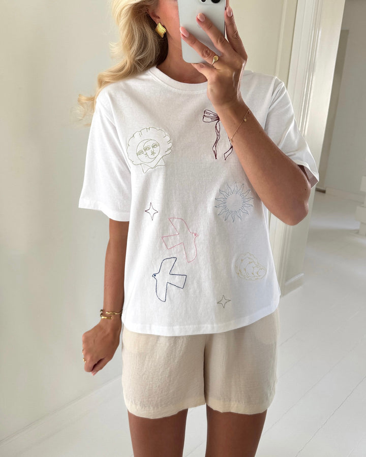 Sister's Point heda-loose.ss14 white/multi