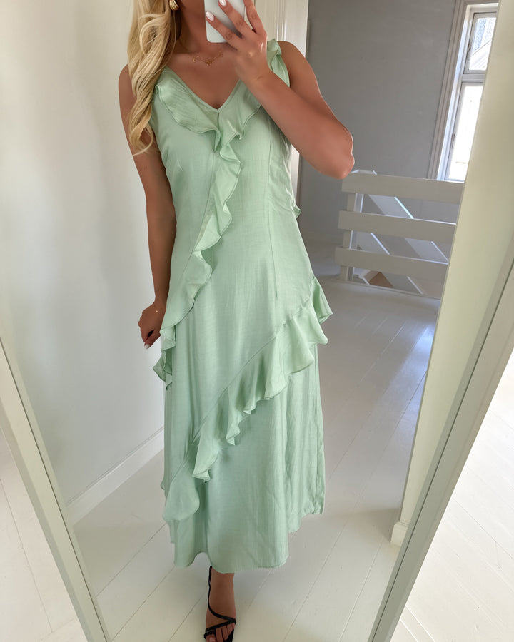 Moves kjole lisu maxi laurel green
