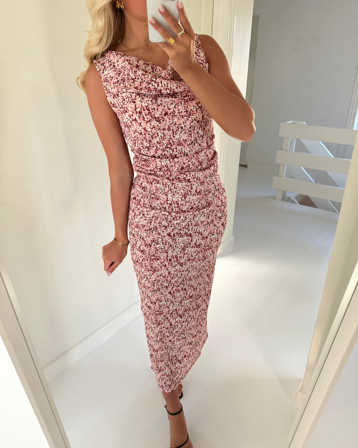 Vero Moda kjole gina sl 7/8 rose elegance/gina