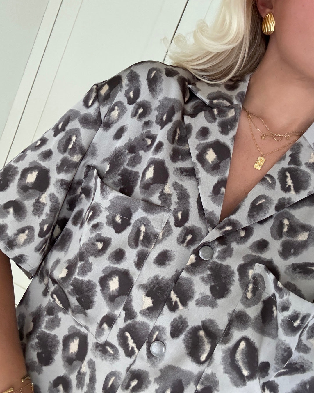 Love&Divine skjorte love1175-1 blurred leo