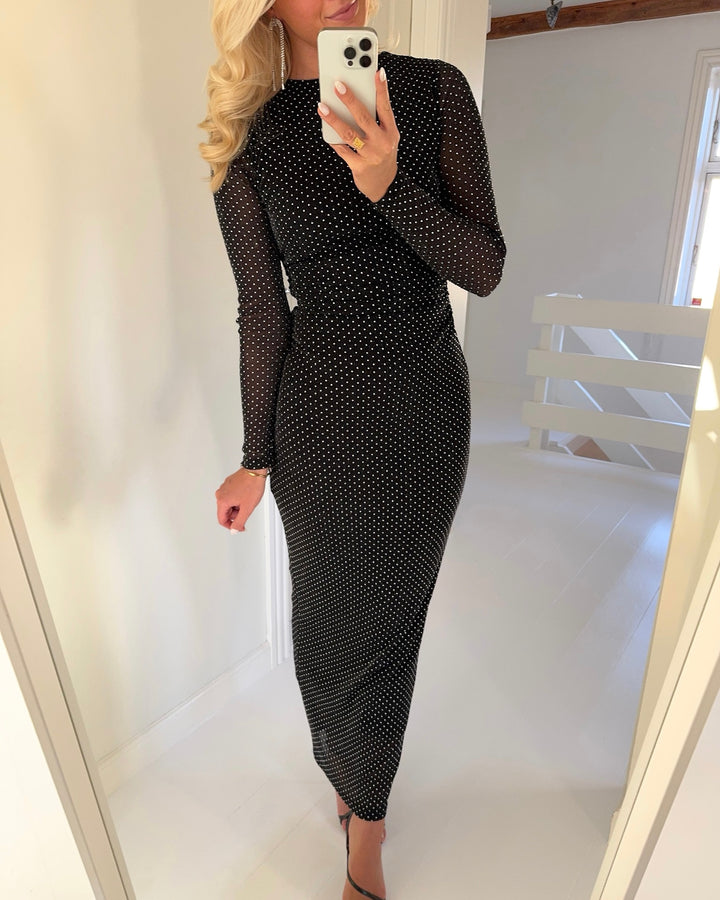 Sister's Point kjole esme-dr.ls5 black/silver