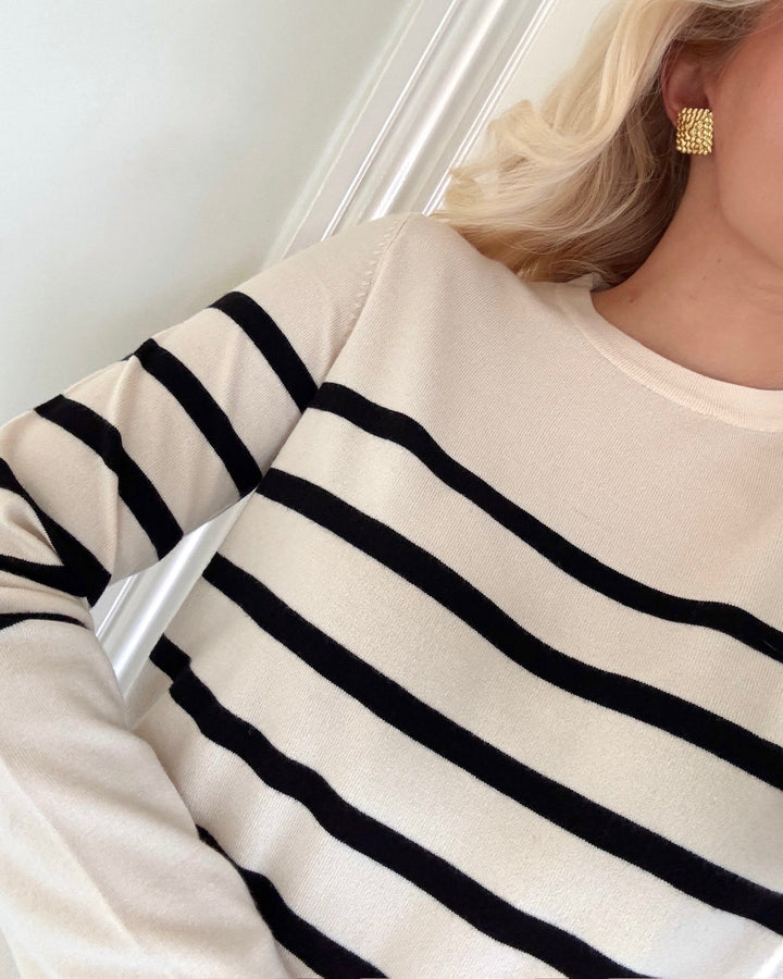Vero Moda saba plain ls o-neck birch black