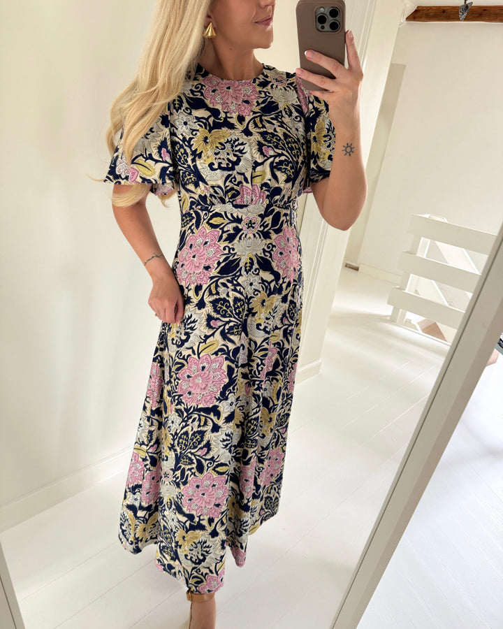 Love&Divine kjole love1000-16 navy paisley