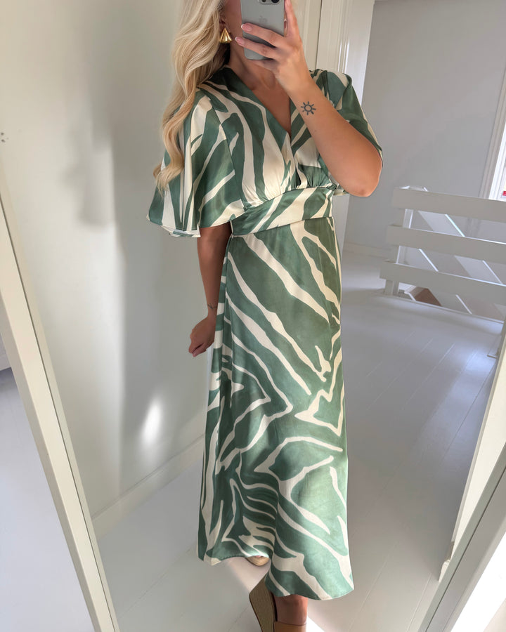 Sister's Point kjole gisela-dr27 green graphic