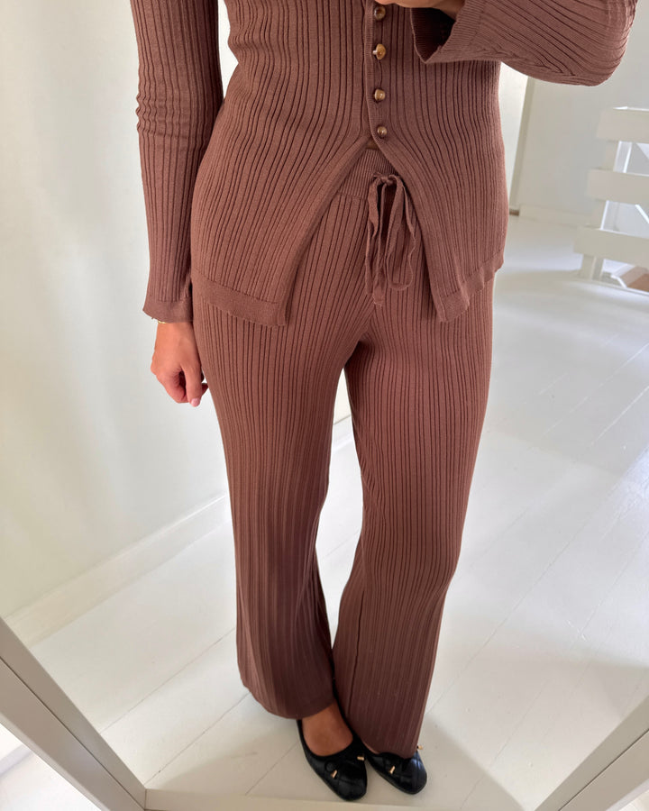 Vero Moda bukser willow nw cocoa brown