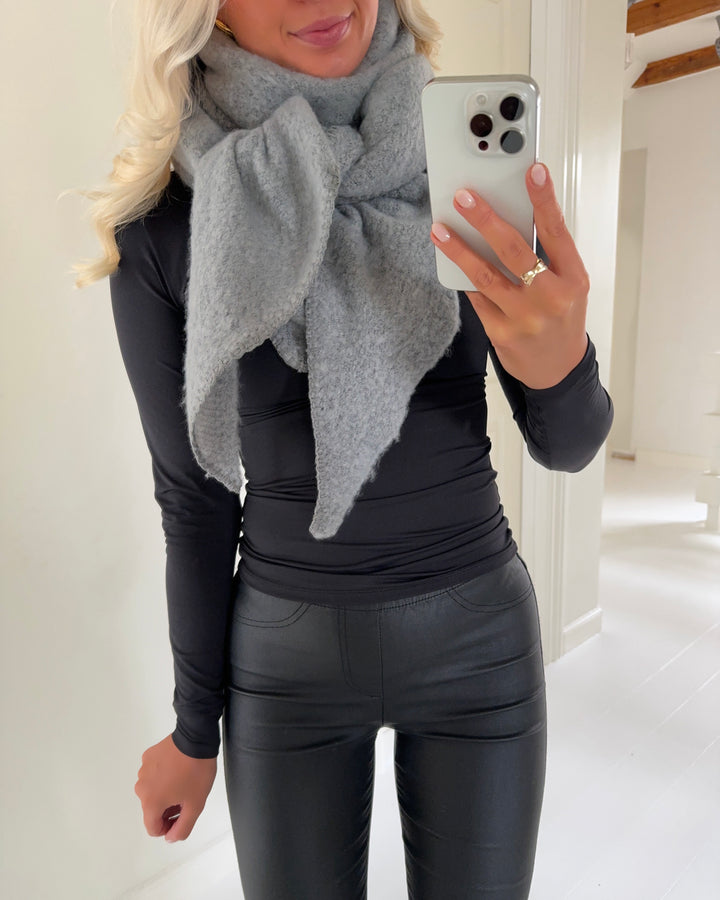 Vero Moda halstørklæde cally triangle medium grey melange