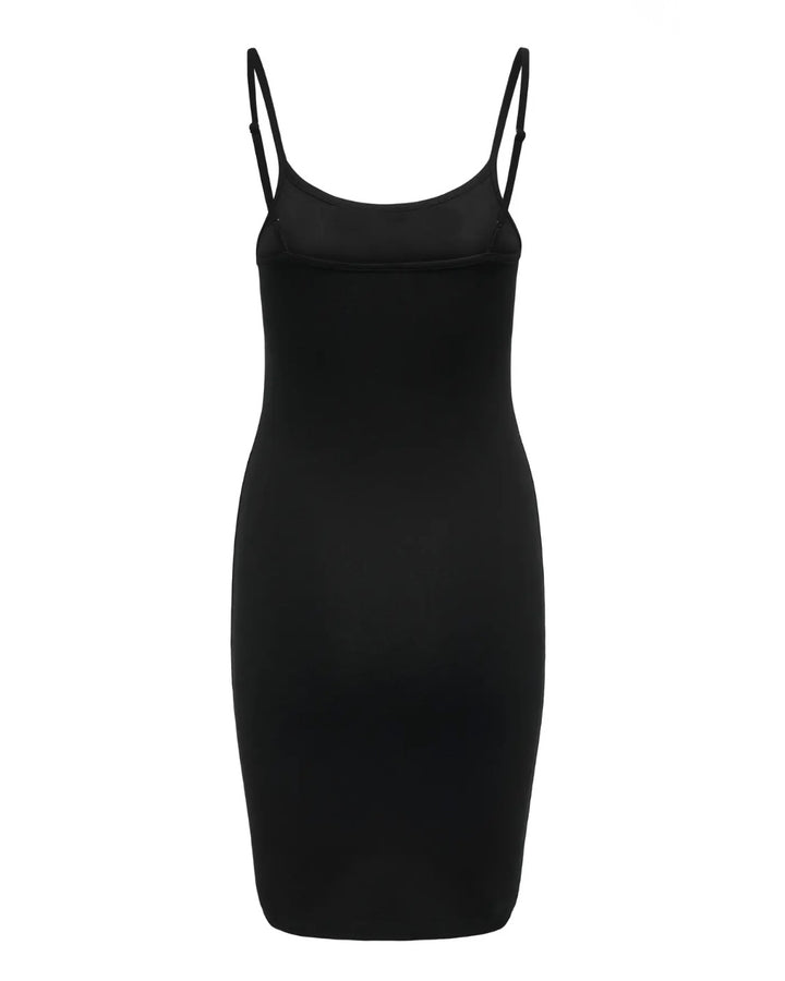 Only singlet kjole live love black