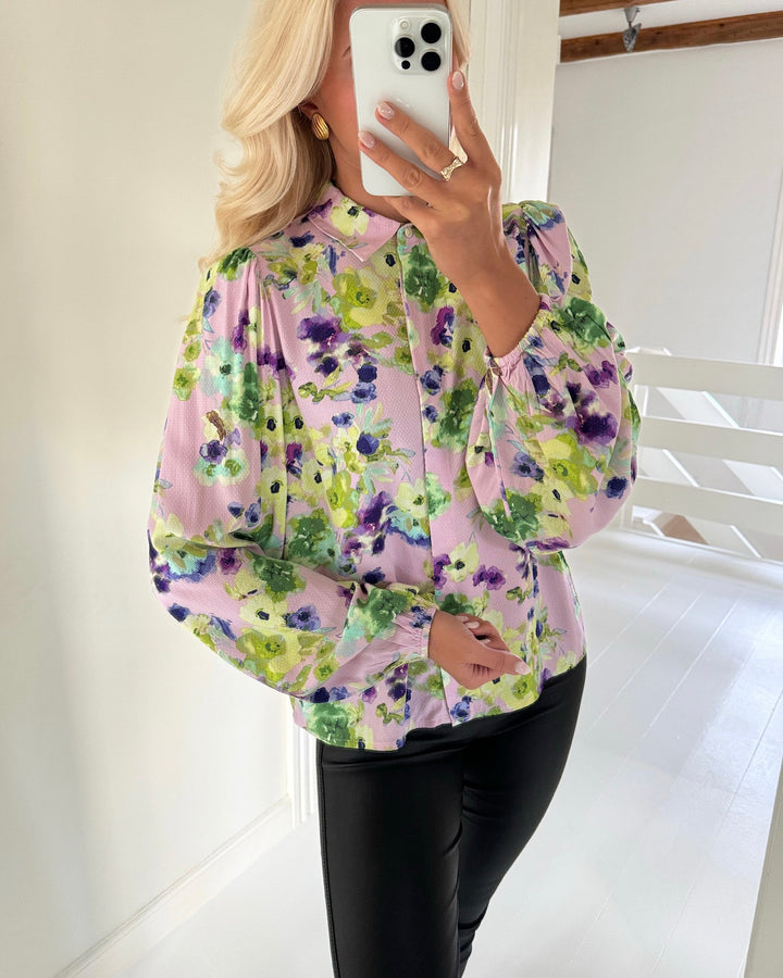 Y.A.S skjorte asina ls pale lilac/wilma