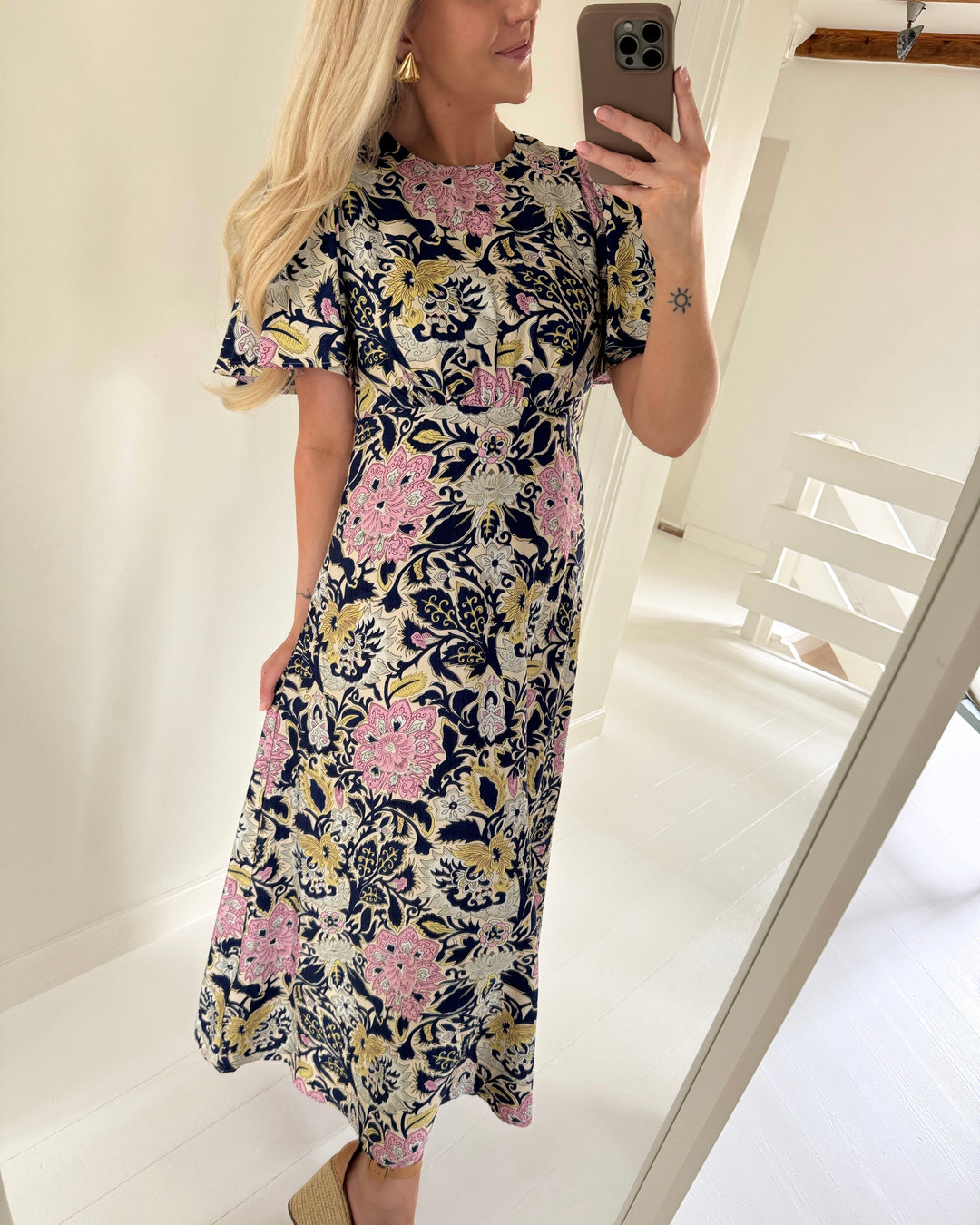 Love&Divine kjole love1000-16 navy paisley