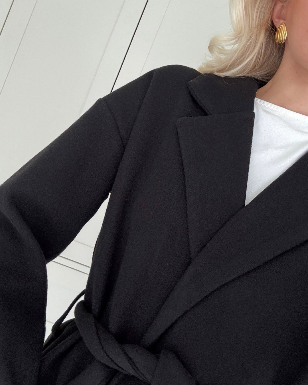 Pieces jakke jolene ls new light black - FORUDBESTILLING LEV. UGE 12