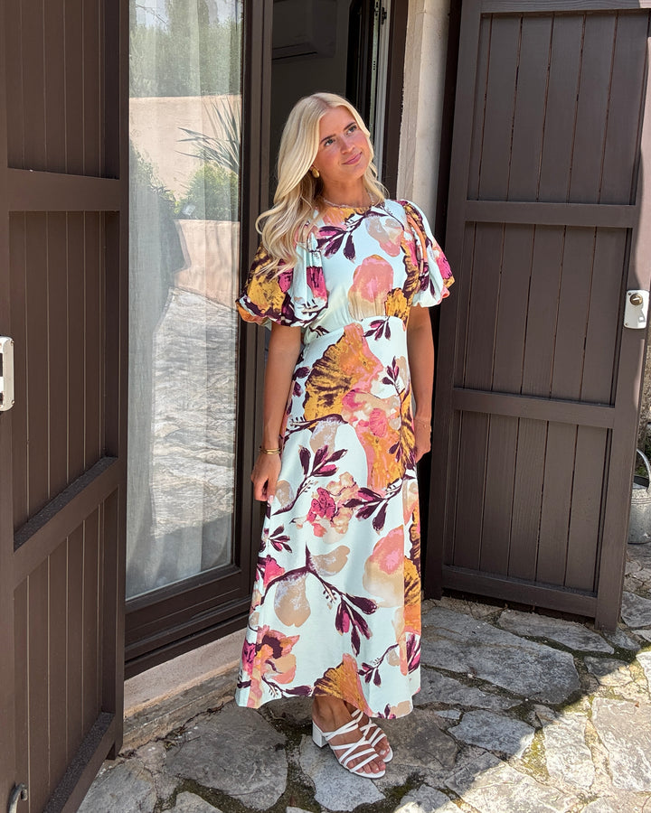 Y.A.S kjole erini 2/4 long soothing sea erini