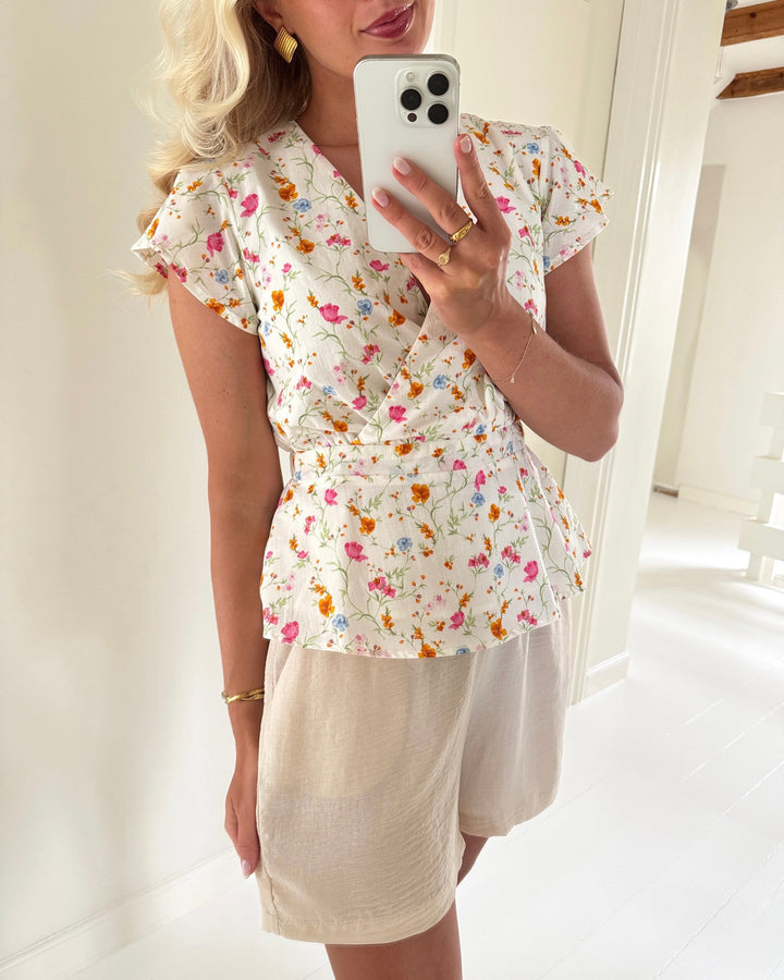 Vero Moda top siv ivana snow white/ivana