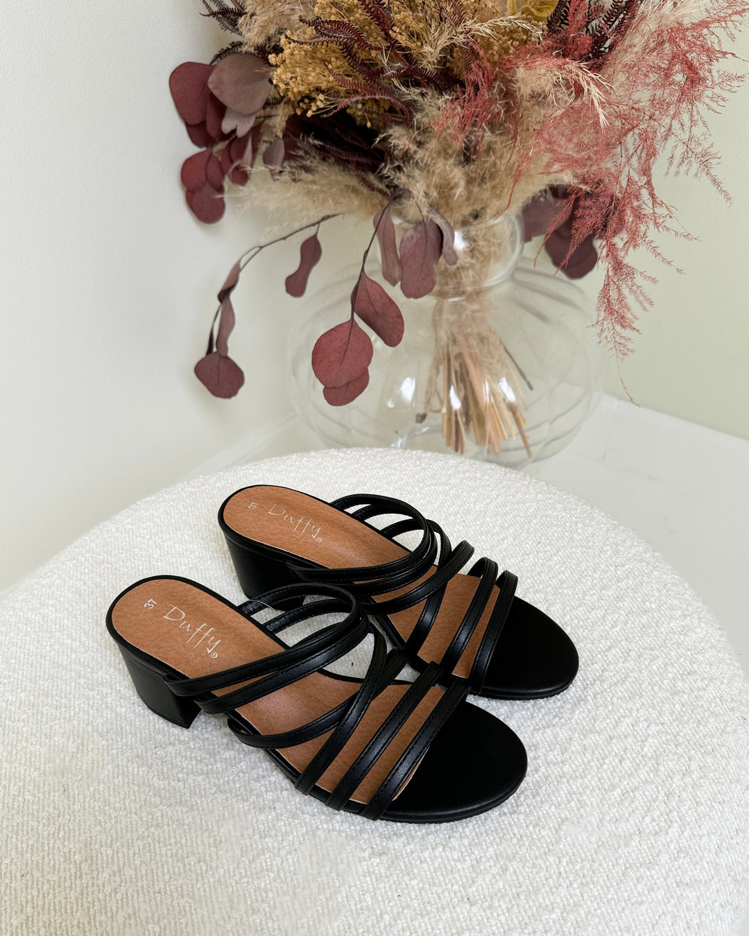 Duffy sandal 97-21166 black