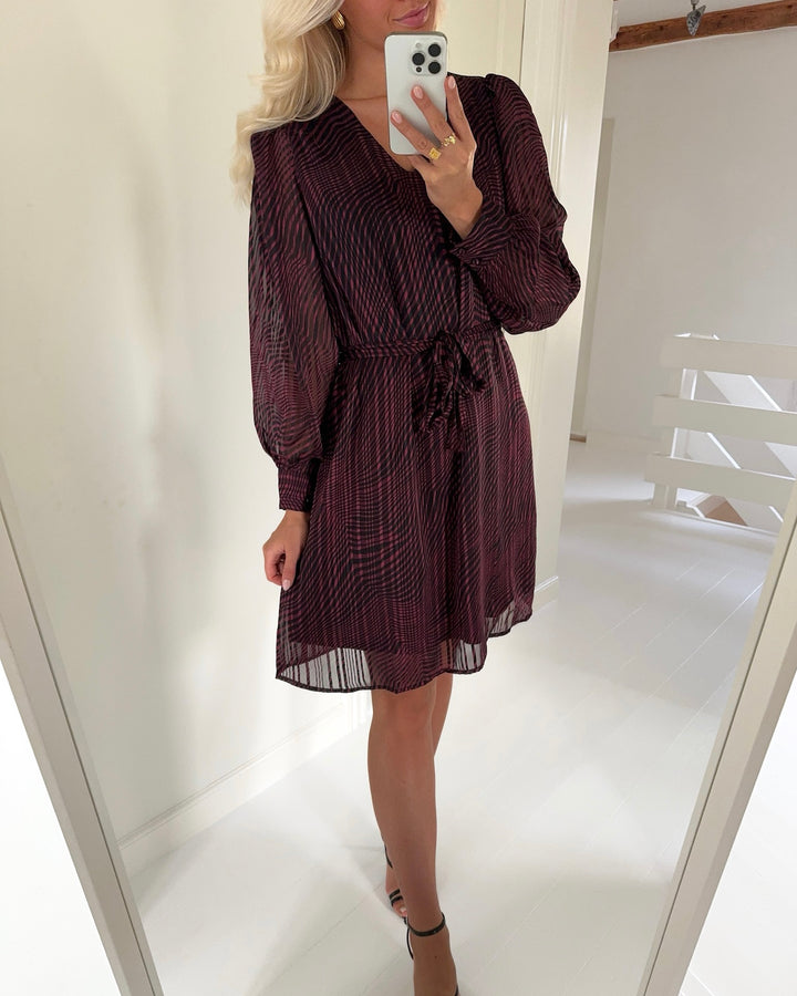 Vero Moda kjole gebra gedna ls abk winetasting gebra