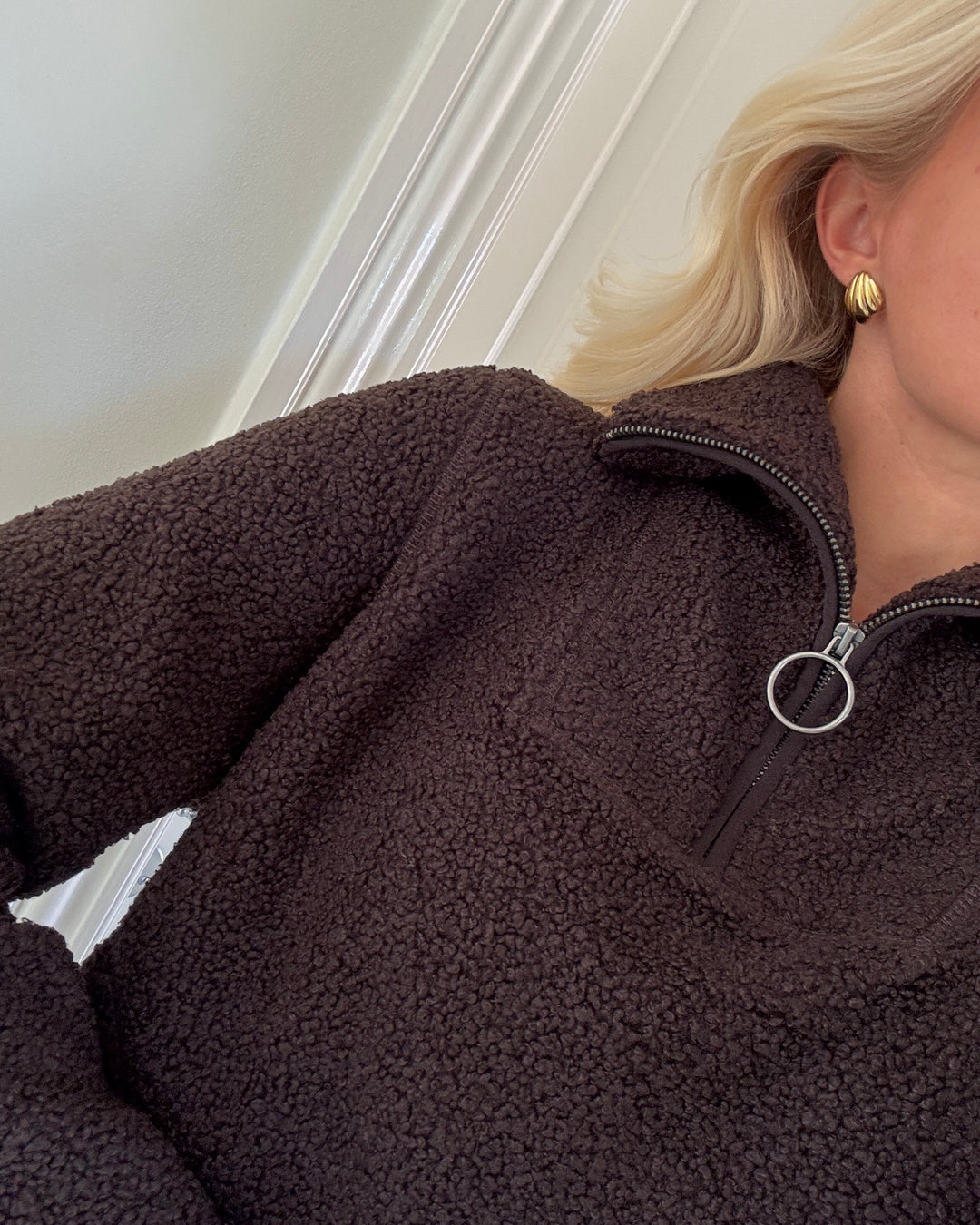 Vero Moda anorak flash teddy chocolate torte