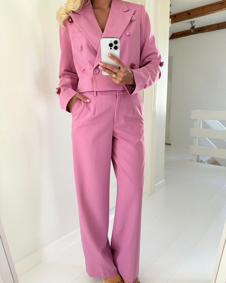 Y.A.S blazer midnight ls short orchid smoke