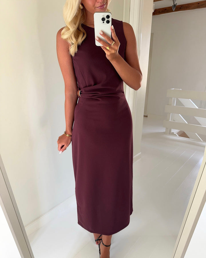 Vero Moda kjole hosanna sl 7/8 winetasting