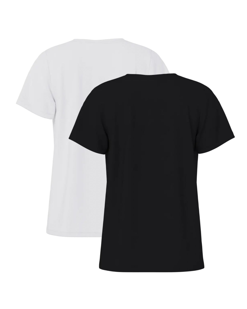 Pieces t-shirt amira 2-pack bright white/black