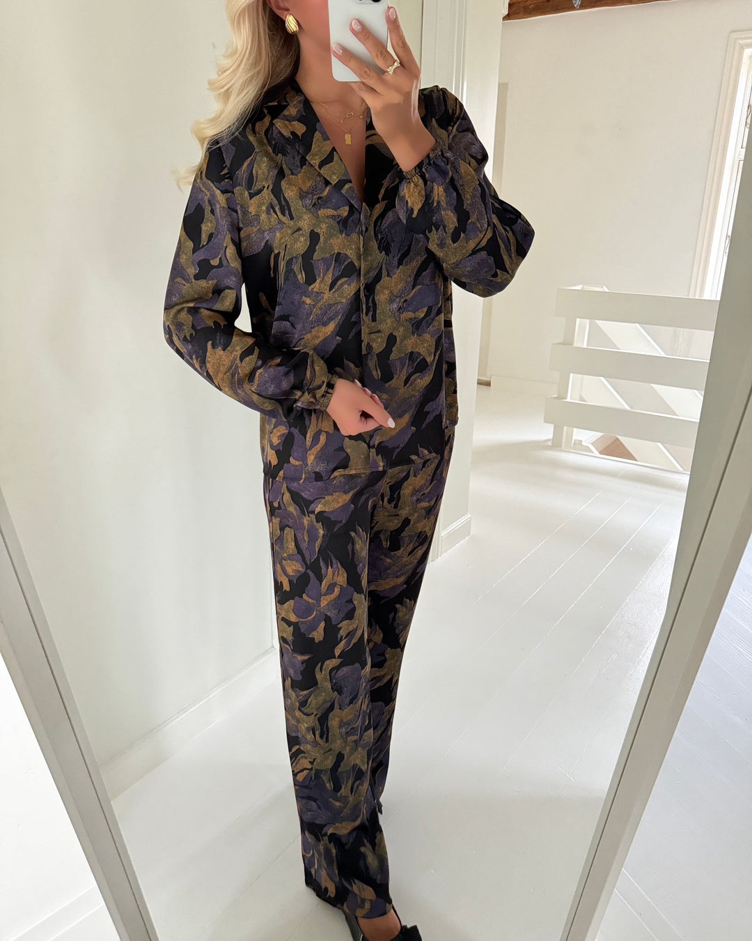 Love&Divine bukser love1024-48 black flower