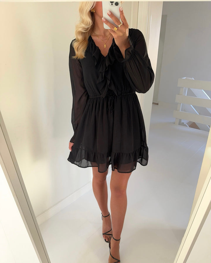 Vero Moda kjole dora ls short black