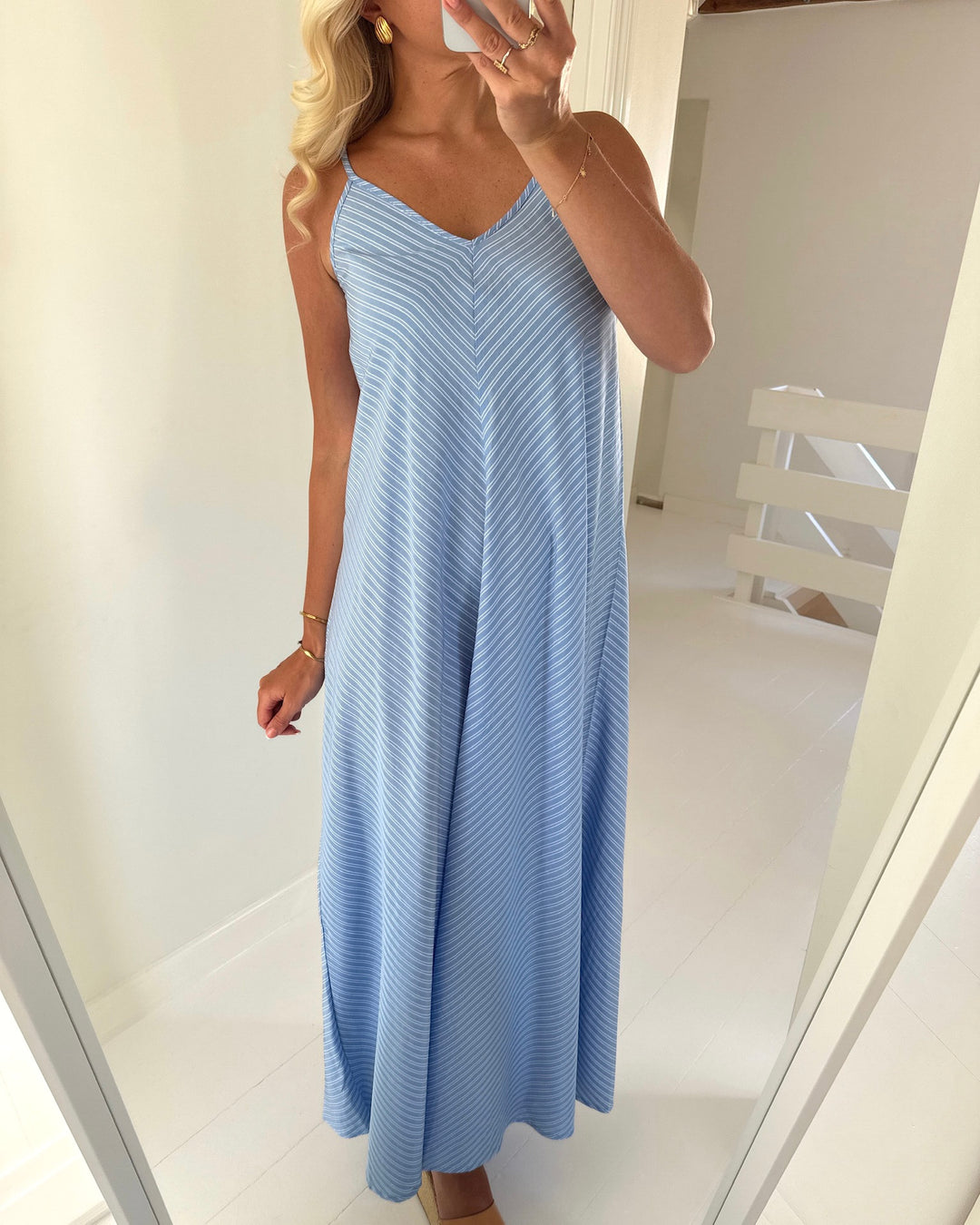 Sister's Point kjole enina-dr blue stripe