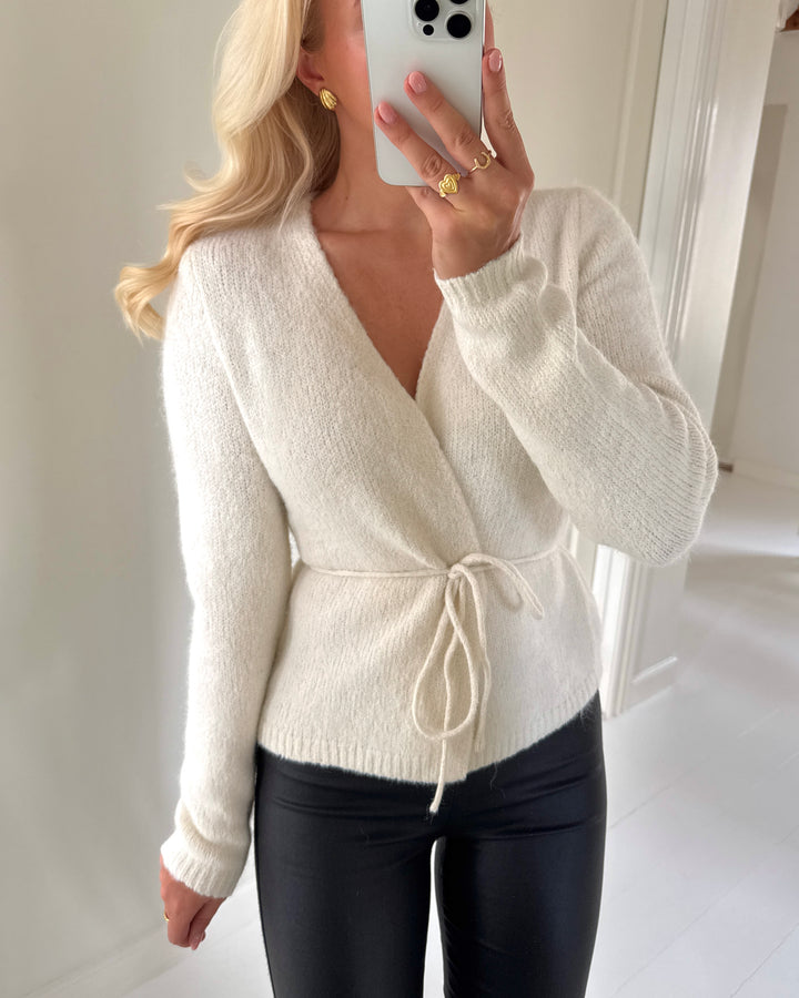 Vero moda cardigan cora ls v-neck birch solid