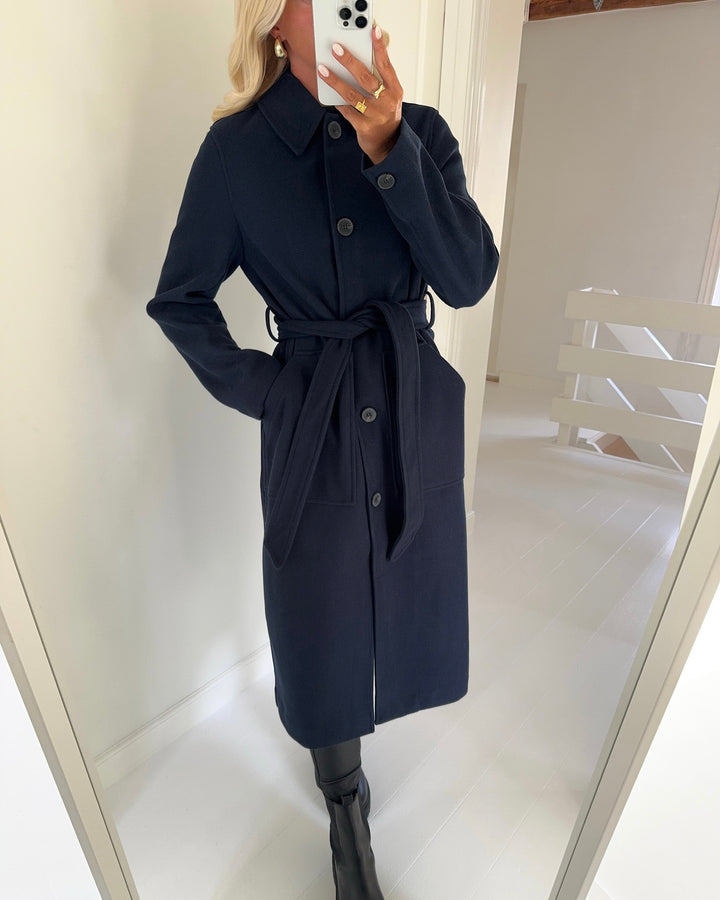 Vero Moda frakke fortuneparis long navy blazer
