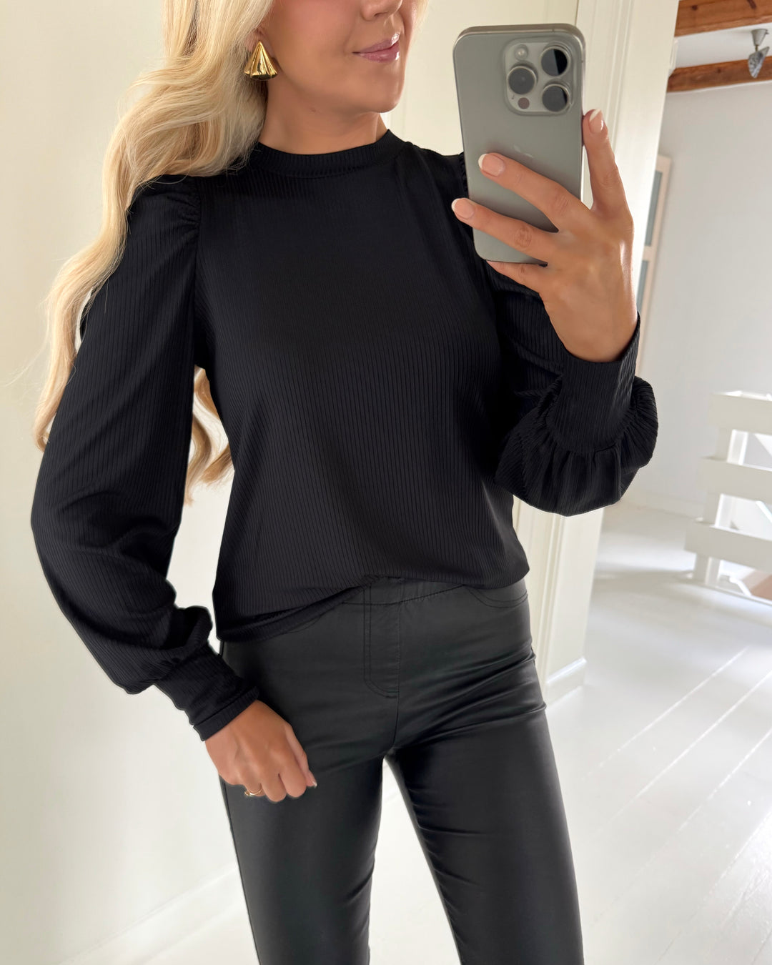 Sister's Point bluse vya ls black