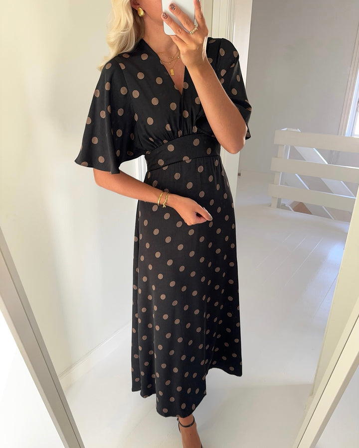 Sister's Point kjole gisela-dr black dot