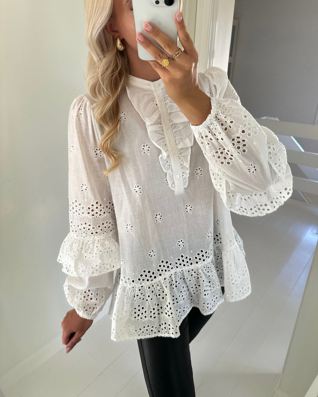 A-View bluse kara white