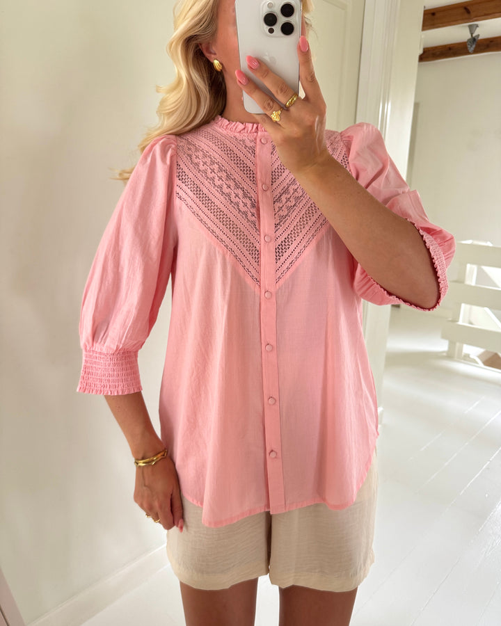 Love&Divine skjorte love805-2 coral pink