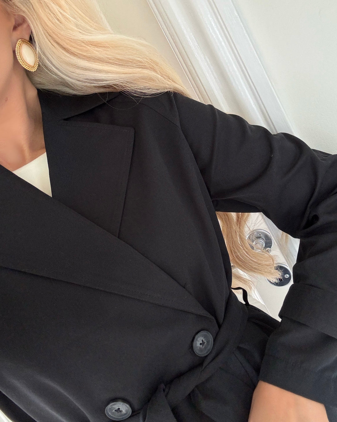 Vero Moda trenchcoat lou black