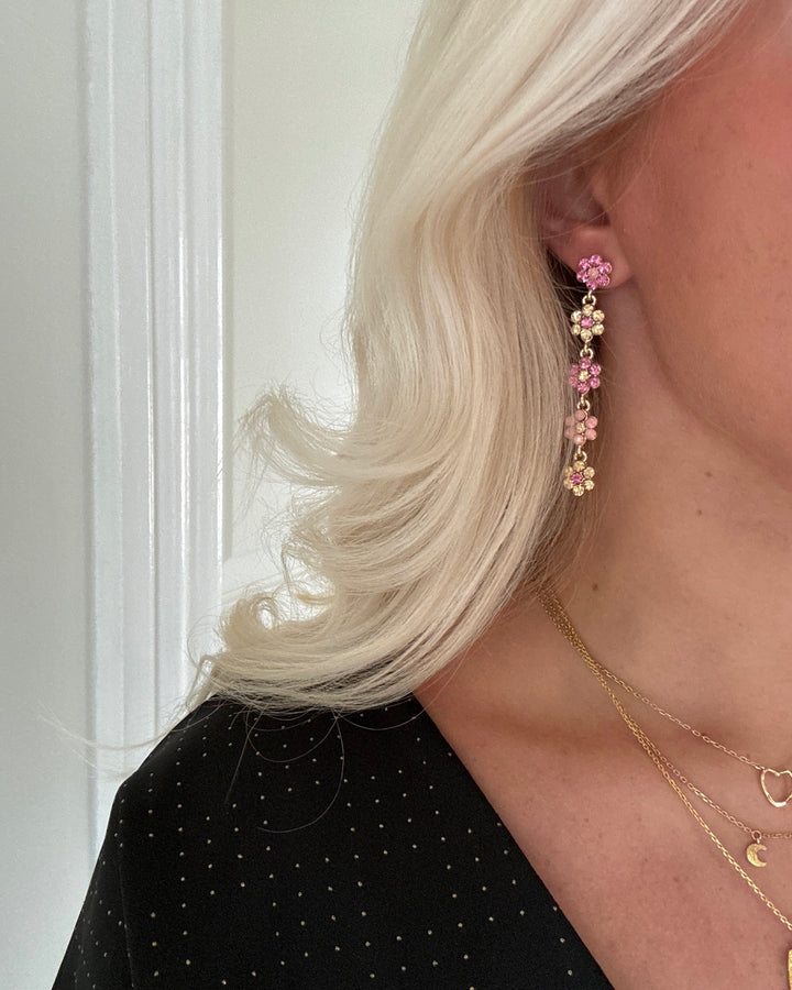 Pieces øreringe sophia gold colour st 2