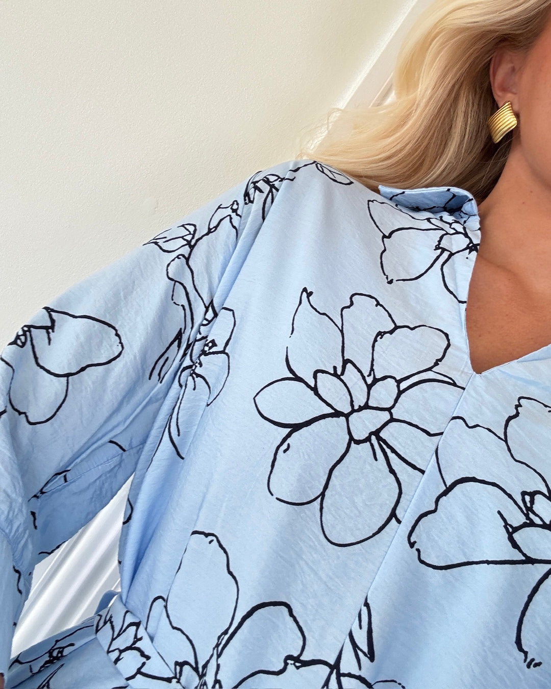 Sister's Point kjole valya-dr l.blue/navy