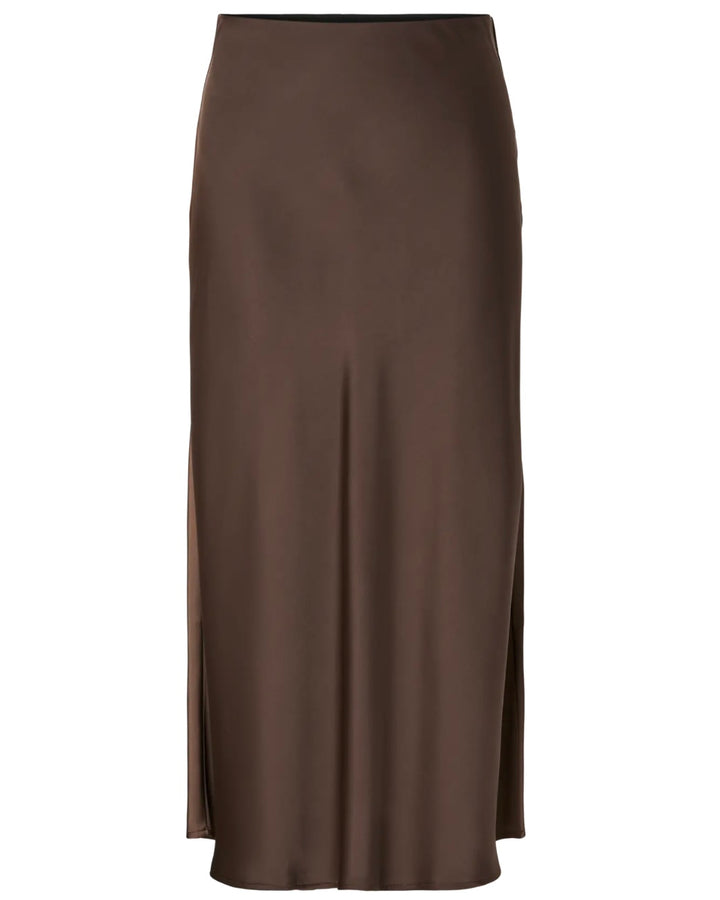 Y.A.S nederdel pella hw chocolate brown
