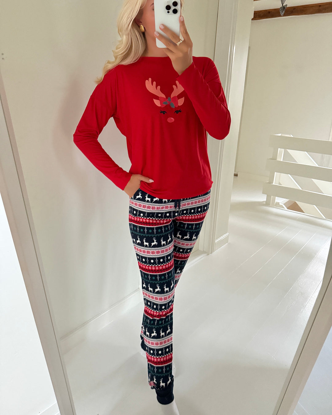 Vero Moda bukser xmas new navy blazer/reindeer