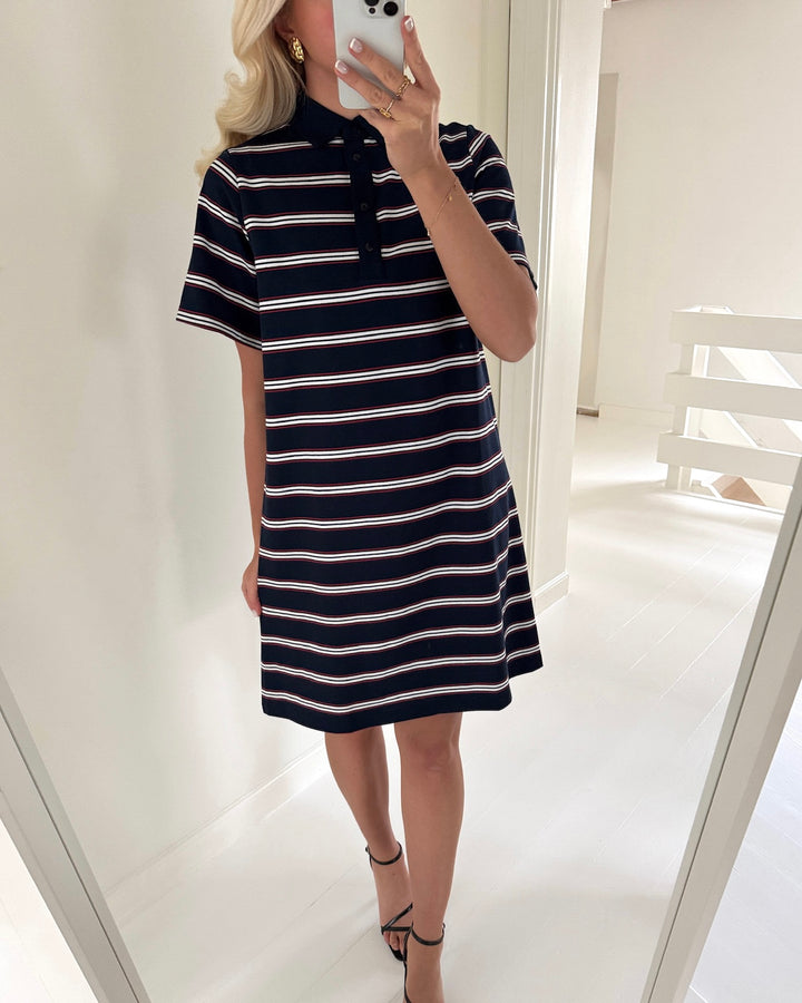 Love&Divine kjole love1349 navy/stripe